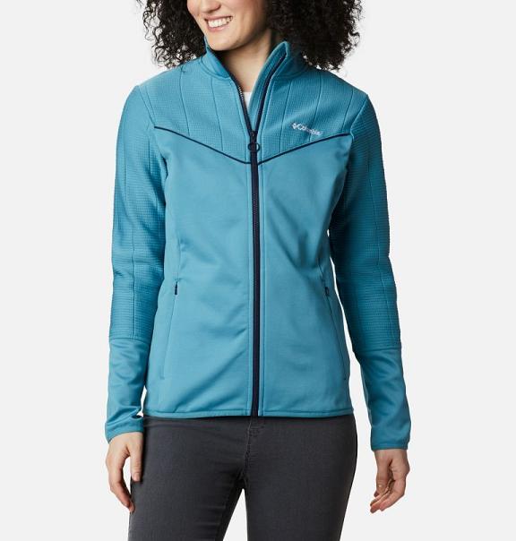 Columbia Roffe Ridge Fleece Jacket Blue For Women's NZ48357 New Zealand